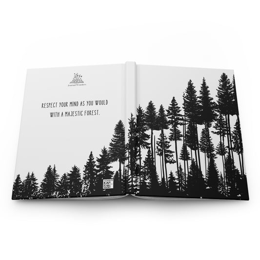 Hardcover Journal  (Respect your mind-White Version)